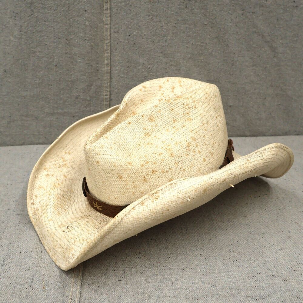 Vtg Wrangler Rugged Wear Cowboy Hat Extra Large Dodge City Chore Western
